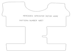 Mercedes Sprinter 2006> Motorhome (Autosleeper) - Tailored Car Carpet Floor Mats - Green Flag Shop