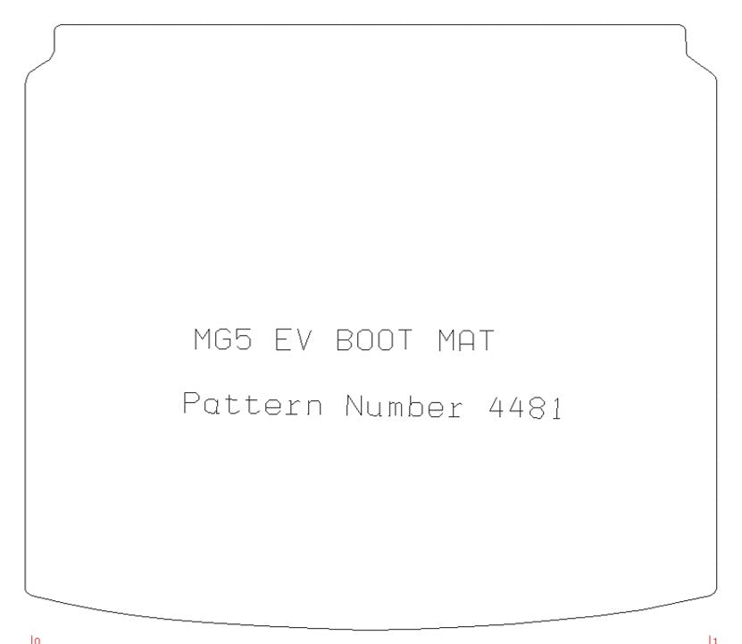 MG MOTOR CO Mg5 Ev Estate Boot Mat - Tailored Car Boot Mat - Green Flag Shop