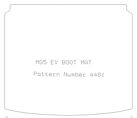 MG MOTOR CO Mg5 Ev Estate Boot Mat - Tailored Car Boot Mat - Green Flag Shop