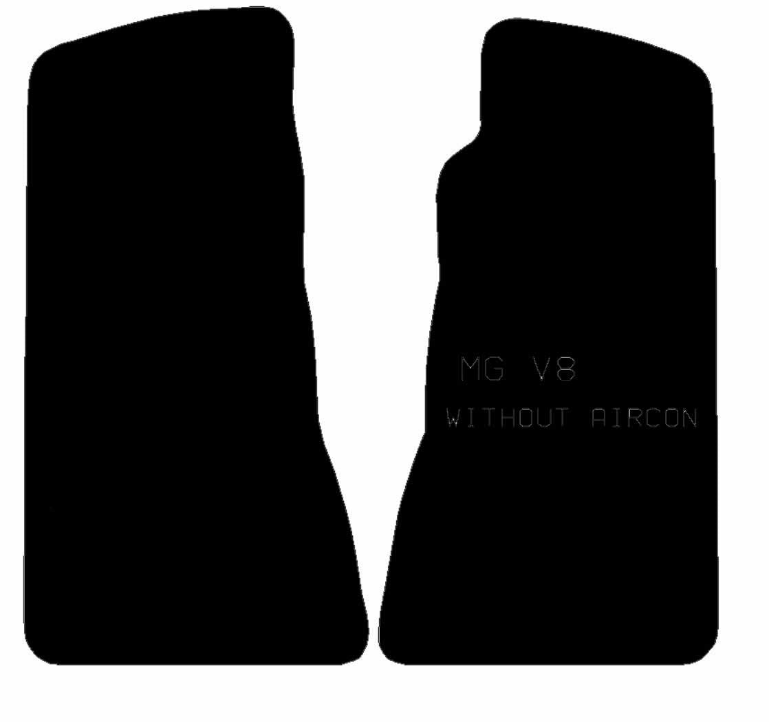 MG V8 & Rv8 Without Air Conditioning - Tailored Car Carpet Car Mats - Green Flag Shop