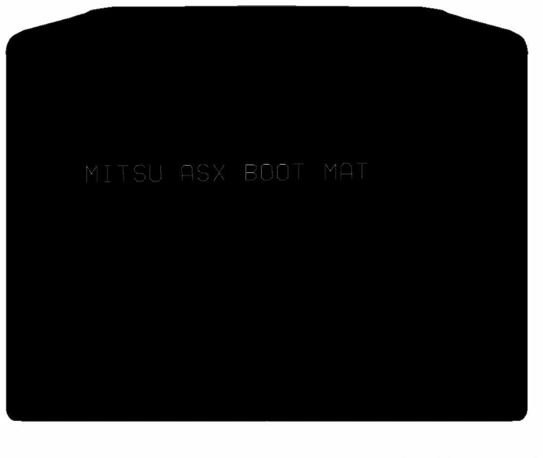 MITSUBISHI Asx 2010 Boot Mat - Tailored Car Boot Mat - Green Flag Shop