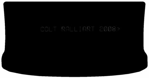 MITSUBISHI Colt Ralliart 2008> Boot Mat - Tailored Car Boot Mat - Green Flag Shop