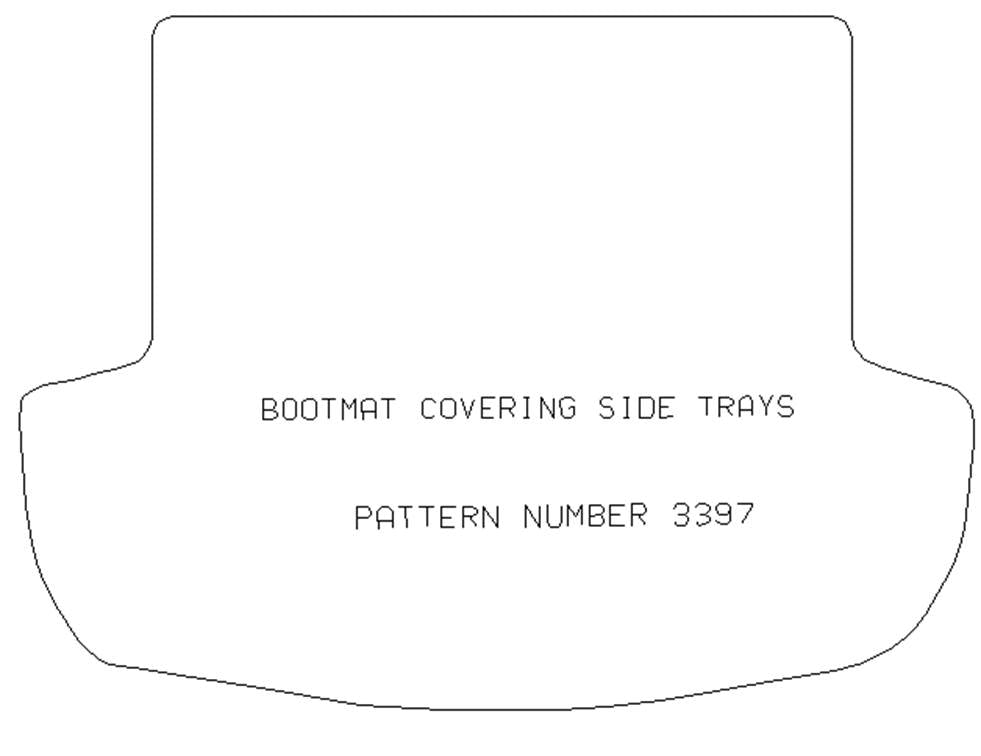 MITSUBISHI Outlander 2013> Boot Mat Covering Tray Inserts - Tailored Car Boot Mat - Green Flag Shop