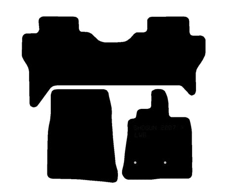 MITSUBISHI Shogun 2007 On Lwb - Tailored Car Carpet Car Mats - Green Flag Shop