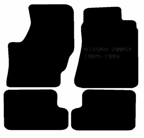 NISSAN 200Sx 1989 - 1994 - Tailored Car Carpet Car Mats - Green Flag Shop