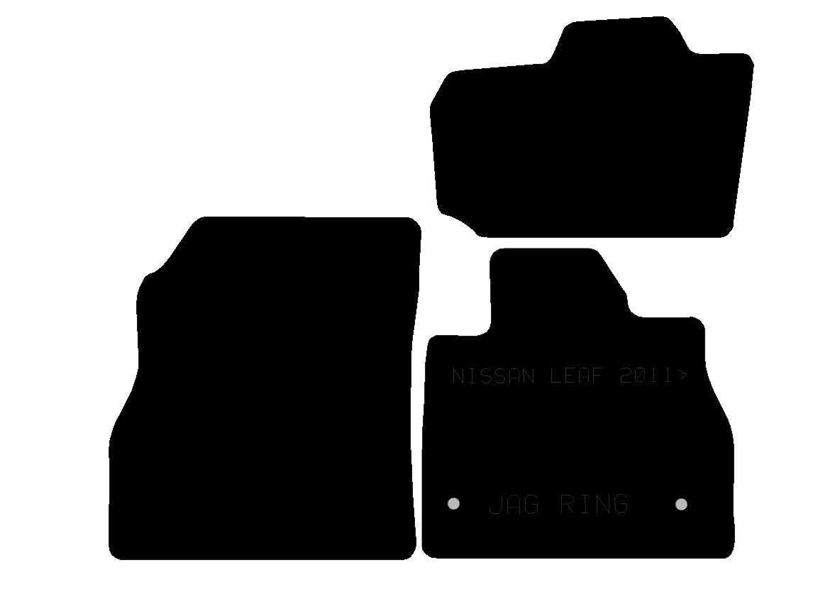 NISSAN Leaf 2011>2013 - Tailored Car Carpet Car Mats - Green Flag Shop