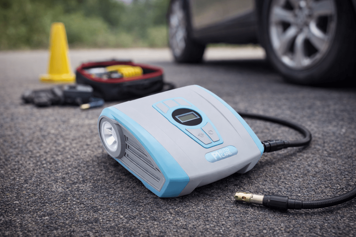 P1 Autocare Digital Air Compressor & Tyre Inflator - Green Flag Shop