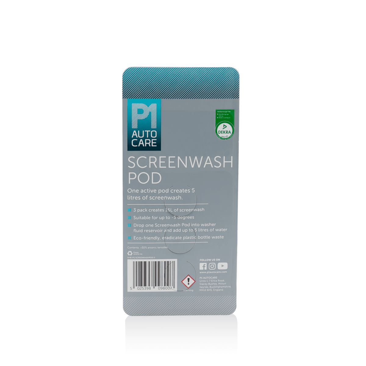 P1 Autocare Screenwash Pod - Green Flag Shop