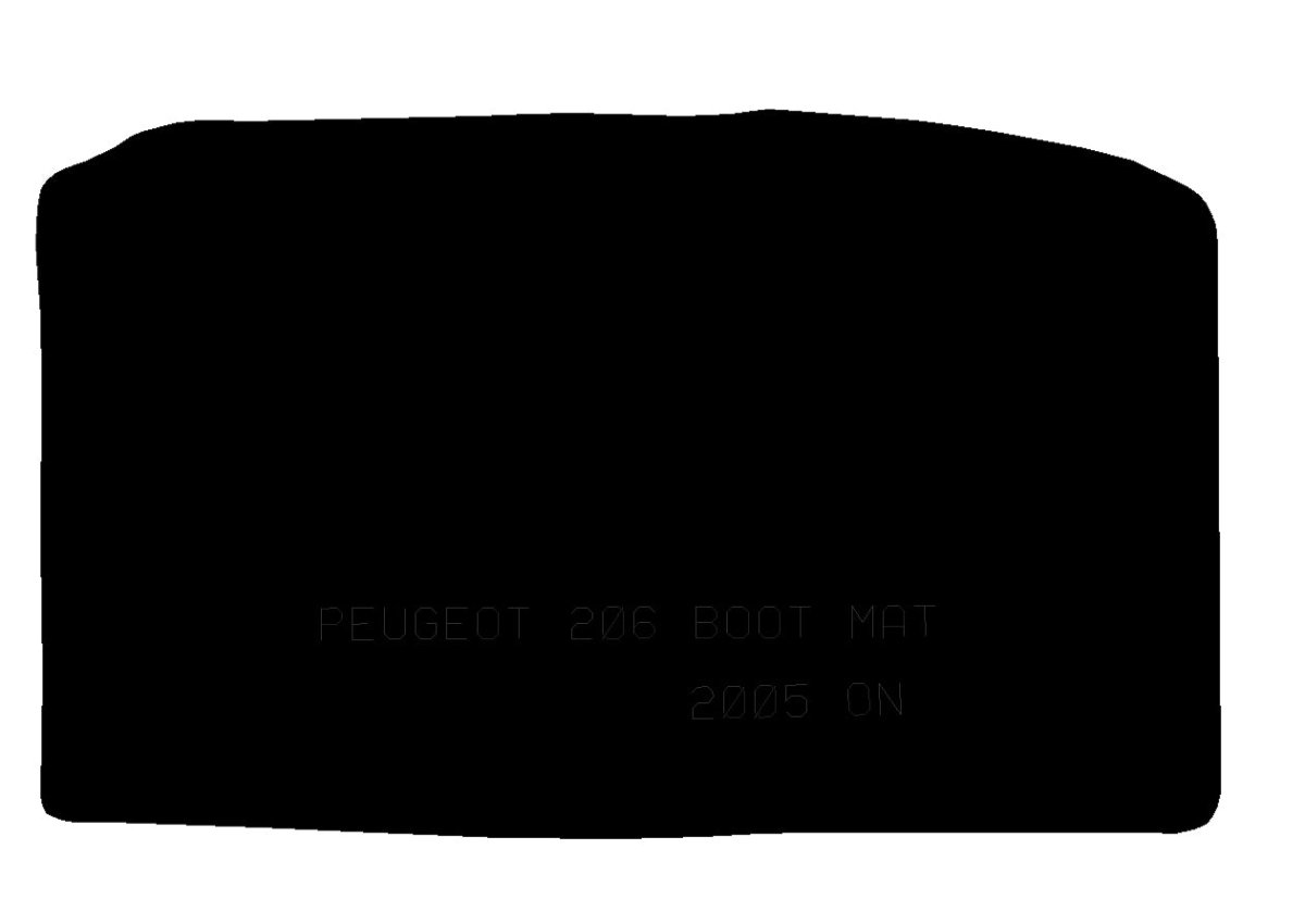 PEUGEOT 206 Boot Mat - Tailored Car Boot Mat - Green Flag Shop