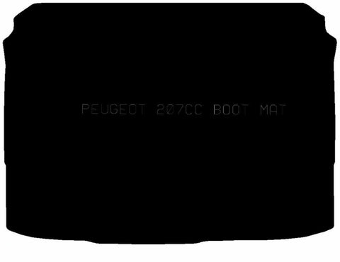 PEUGEOT 207Cc Boot Mat - Tailored Car Boot Mat - Green Flag Shop