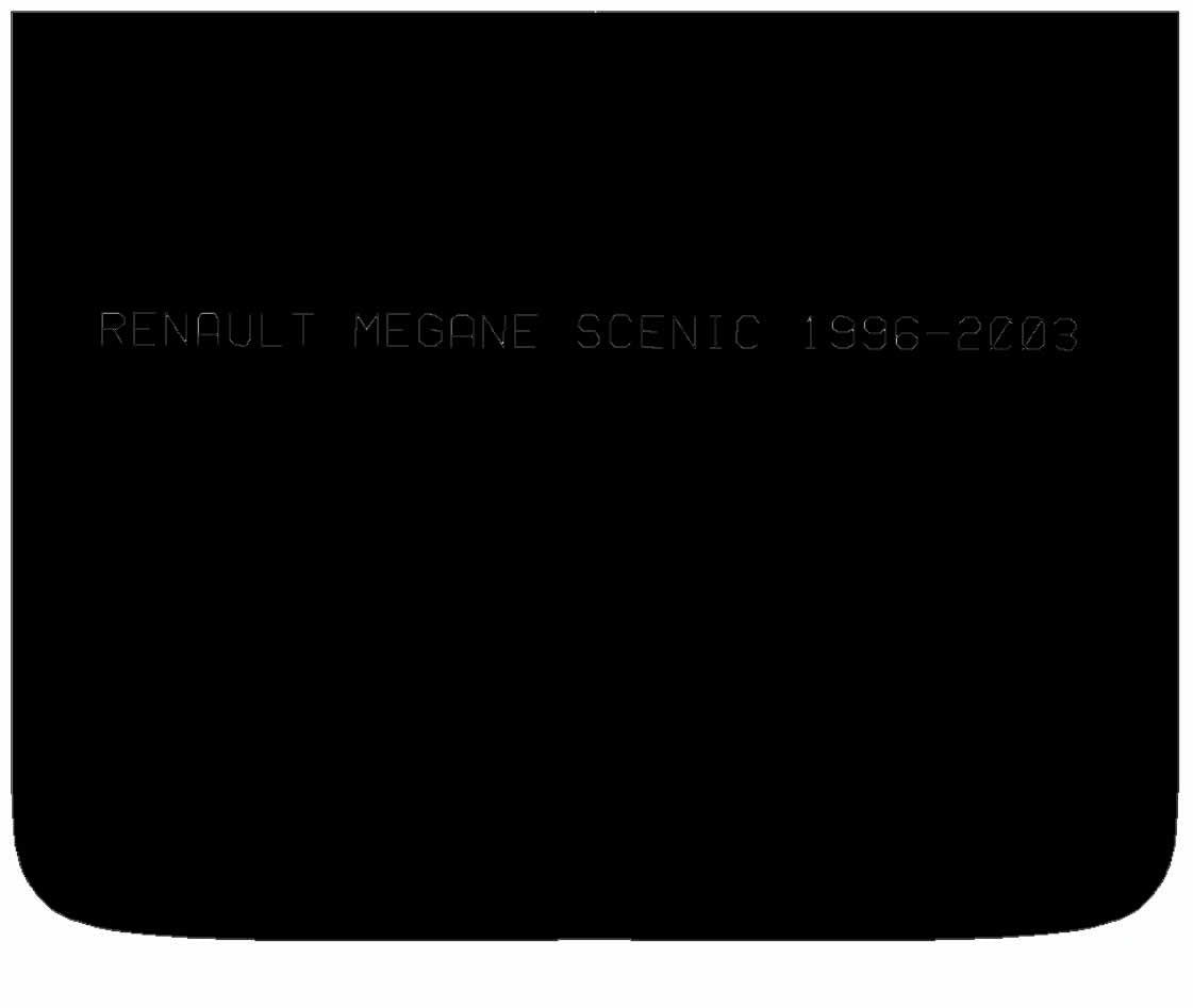 RENAULT Scenic 1996 - 2003 Bootmat - Tailored Car Boot Mat - Green Flag Shop