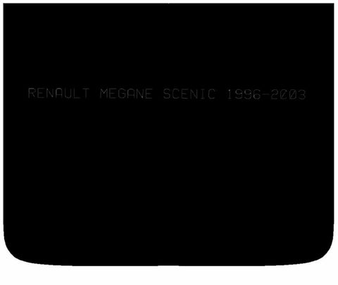 RENAULT Scenic 1996 - 2003 Bootmat - Tailored Car Boot Mat - Green Flag Shop