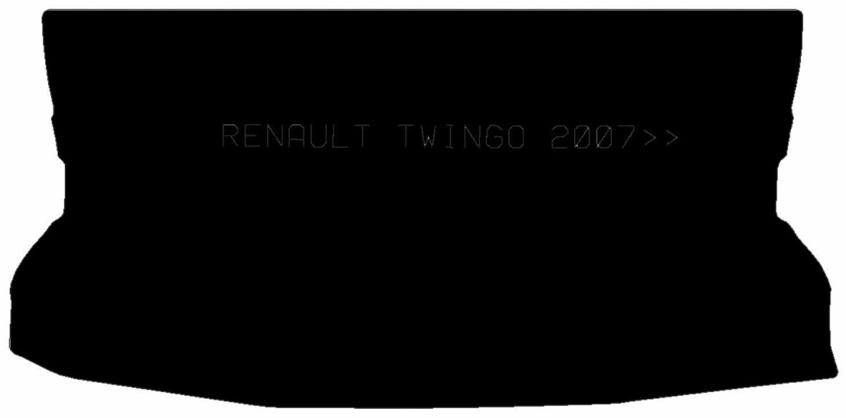 RENAULT Twingo 2007 - 2014 Boot Mat - Tailored Car Boot Mat - Green Flag Shop