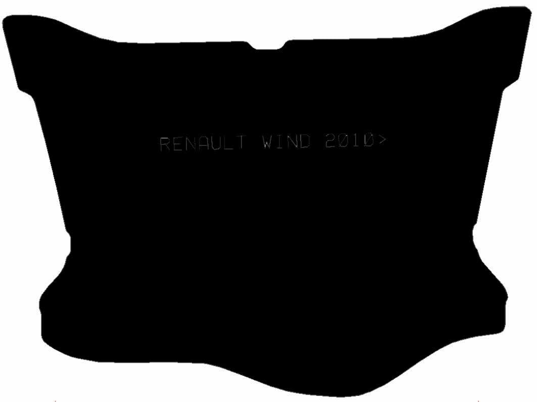 RENAULT Wind Oct2010> Boot Mat - Tailored Car Boot Mat - Green Flag Shop