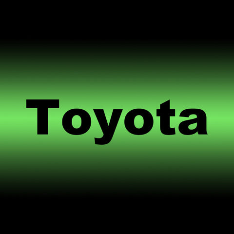 Rubber Tailored Car mats Toyota - Green Flag vGroup