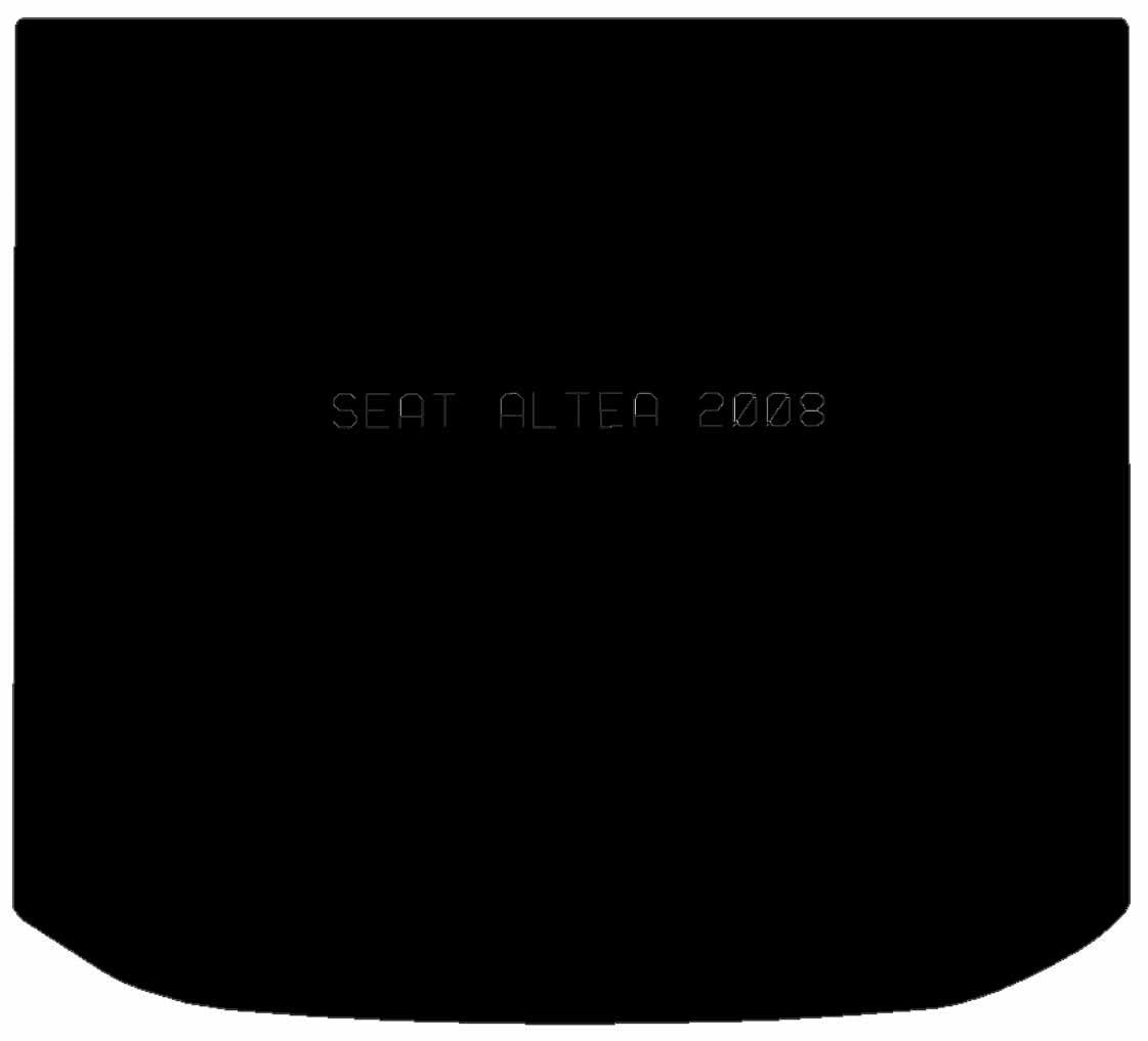 SEAT Altea 2008 On Boot Mat - Tailored Car Boot Mat - Green Flag Shop