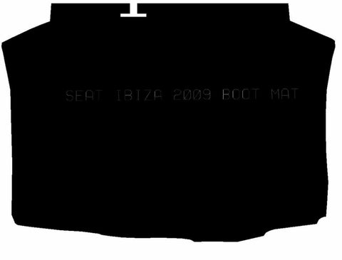 SEAT Ibiza 2008 - 2017 Boot Mat - Tailored Car Boot Mat - Green Flag Shop