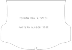 TOYOTA Rav 4 2013 - 2019 Boot Mat - Tailored Car Boot Mat - Green Flag Shop