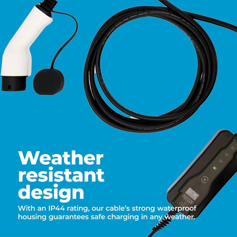 Type 2 EV Charging Cable (UK 3 - Pin Plug) - Green Flag Shop