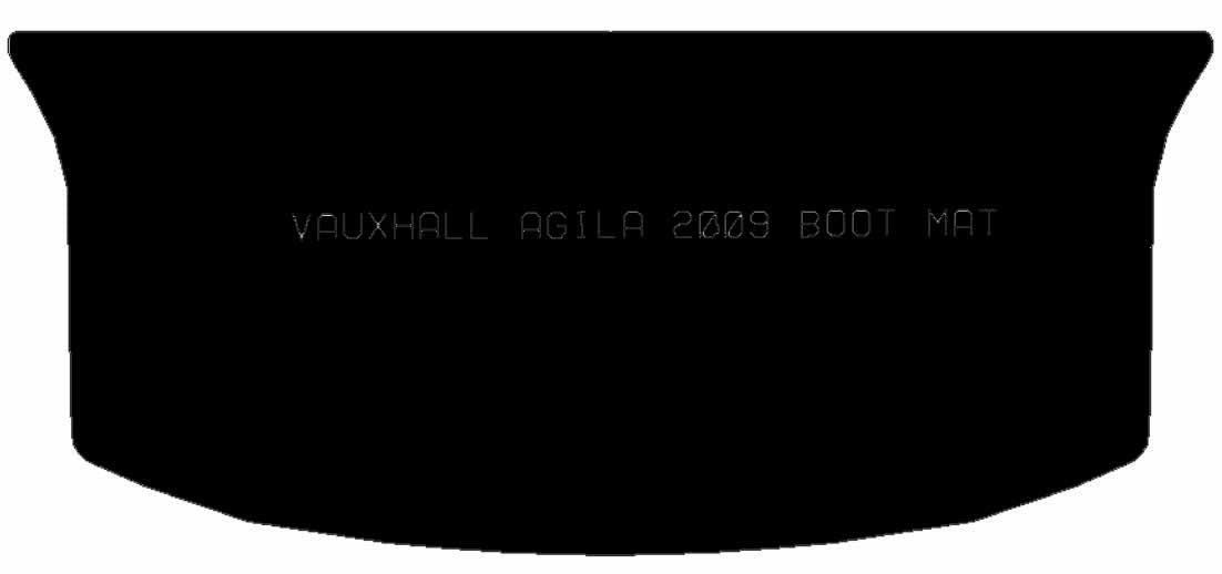 VAUXHALL Agila 09 - >>> Boot Mat - Tailored Car Boot Mat - Green Flag Shop