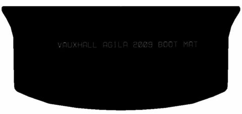 VAUXHALL Agila 09 - >>> Boot Mat - Tailored Car Boot Mat - Green Flag Shop