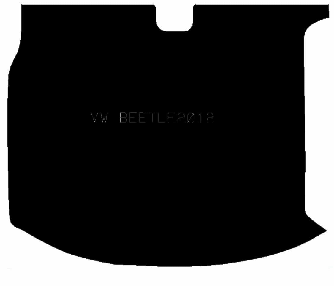 VOLKSWAGEN Vw Beetle 2012> Boot Mat With Cover On Right Side - Tailored Car Boot Mat - Green Flag Shop