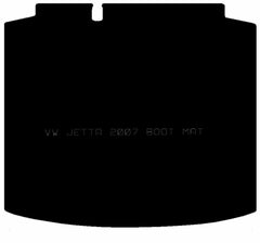 VOLKSWAGEN Vw Jetta 2005 - 2011 Boot Mat - Tailored Car Boot Mat - Green Flag Shop