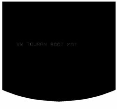 VOLKSWAGEN Vw Touran 2005 - 2010 Boot Mat - Tailored Car Boot Mat - Green Flag Shop