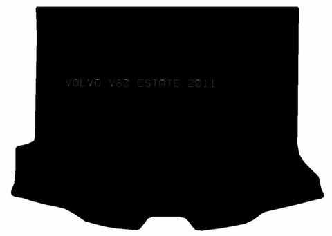 VOLVO V60 2010 - 2018 Estate Boot Mat - Tailored Car Boot Mat - Green Flag Shop