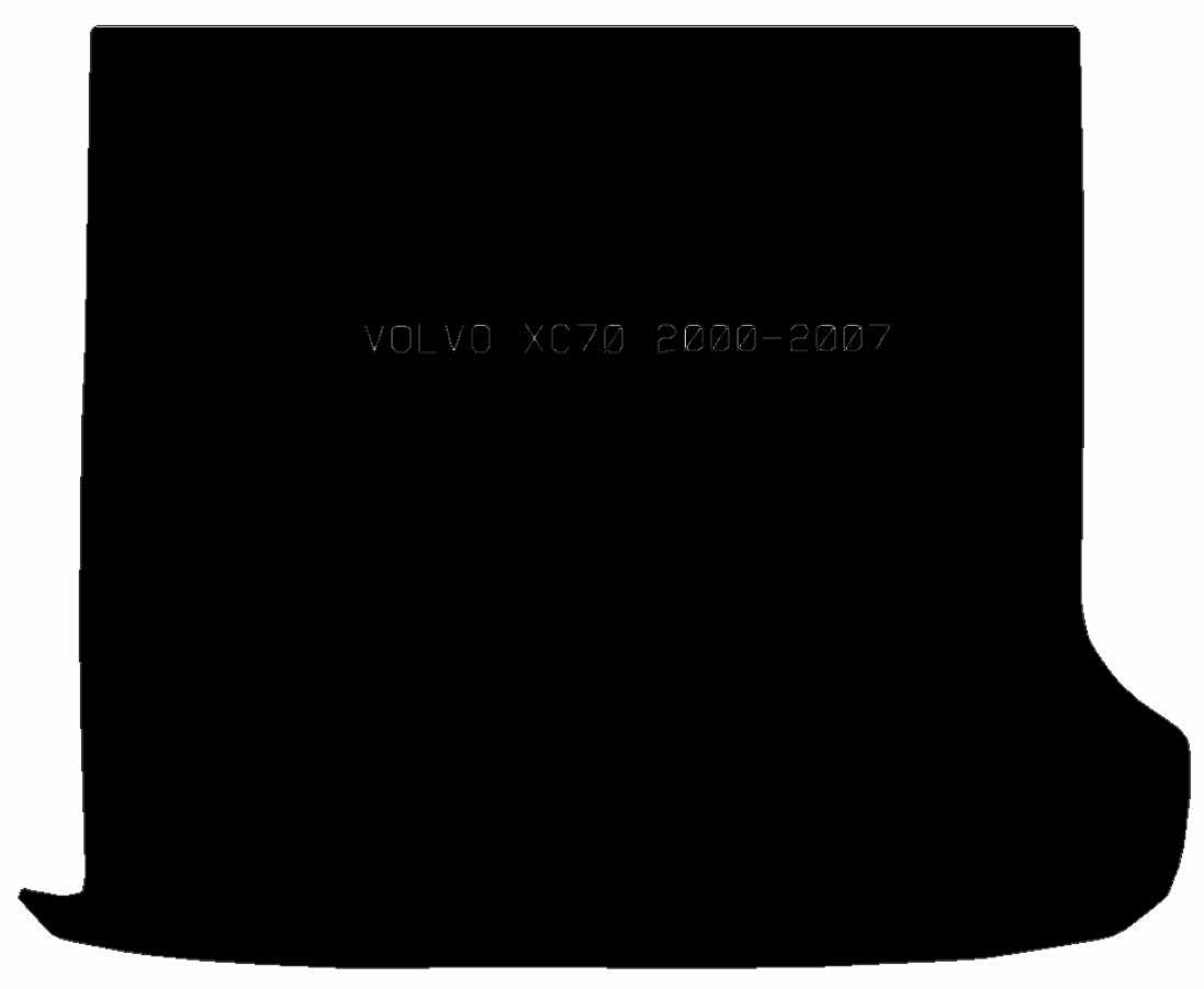 VOLVO Xc70 2000 - 2008 Bootmat (Storage Tray In Left Side) - Tailored Car Boot Mat - Green Flag Shop