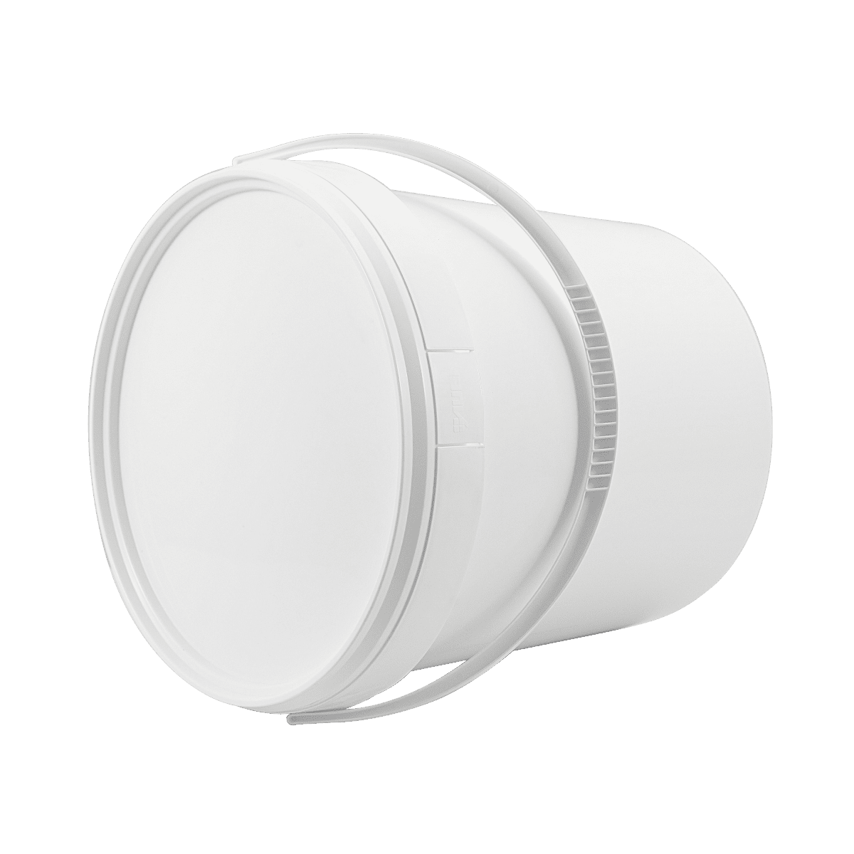 White 10.8L Bucket with Lid - Green Flag Shop