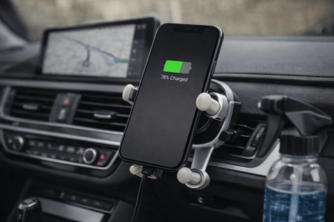 Wireless Smart Charging Vent Phone Holder - Green Flag Shop