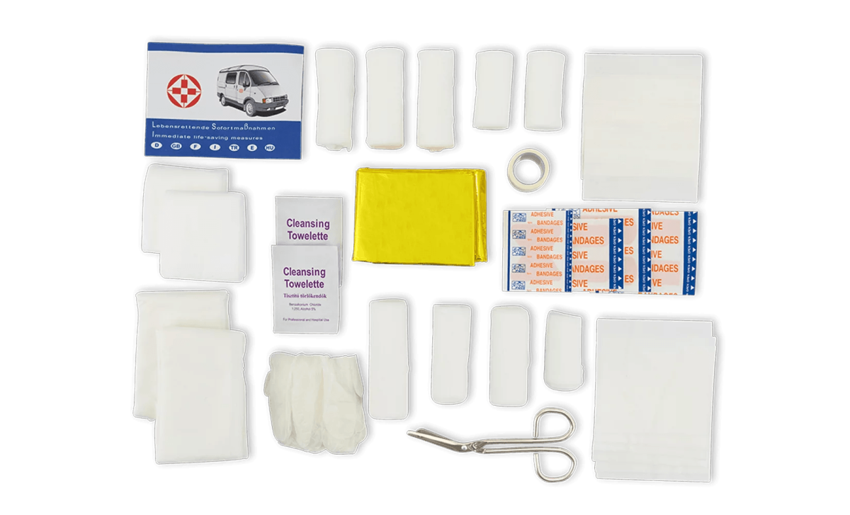 European First Aid Travel Kit - DIN13164 approved - Green Flag Shop