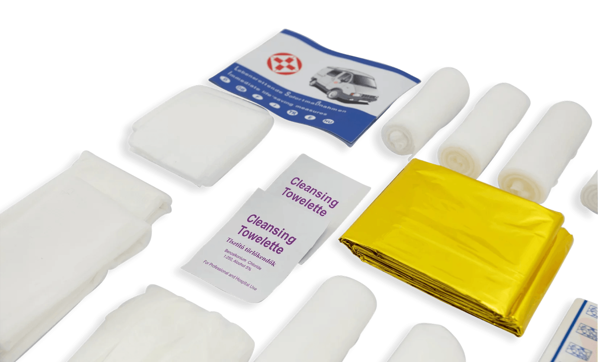 European First Aid Travel Kit - DIN13164 approved - Green Flag Shop