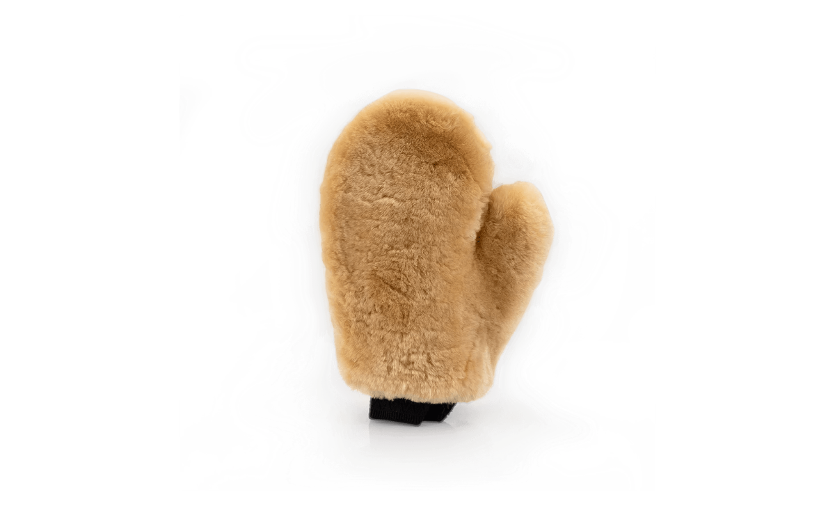 Lambs Wool Wash Mitt Automotive Car Cleaning Glove - Green Flag Shop