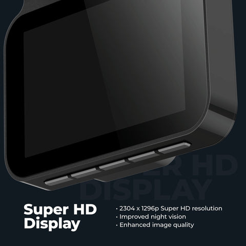 P1 AutoCare Super HD 1290 Dash Cam + FREE 32 GB MicroSD Card, Loop Recording, G Sensor, Automatic Saving - Green Flag Shop