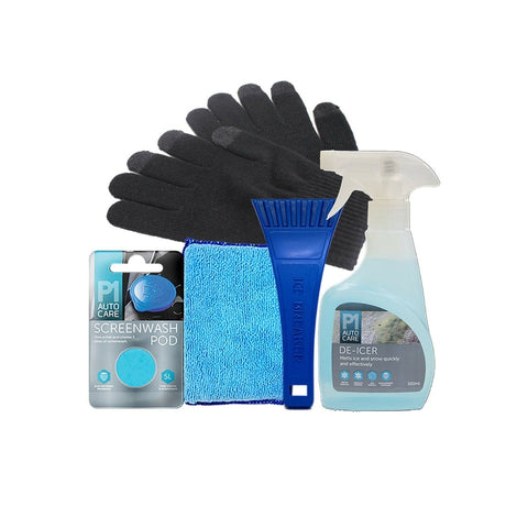 P1 Autocare Winter Essentials Kit – The Ultimate Cold Start Companion - Green Flag Shop