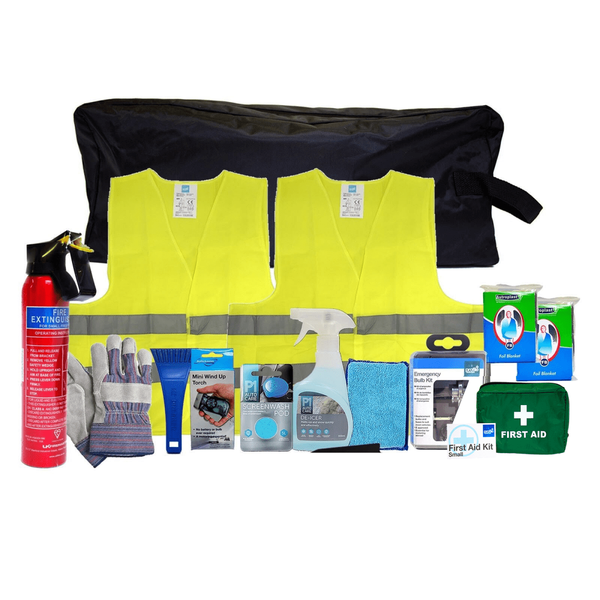 Winter Car Emergency Kit – Comprehensive Safety & Survival Pack for Cold Weather Driving - Green Flag Shop